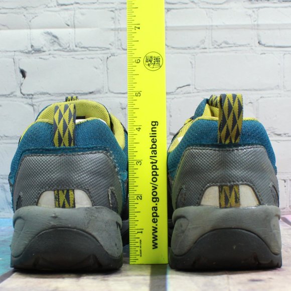 LL Bean Blue Suede Mesh Waterproof Trail Model Low Hikers Sneakers Size 6 - Picture 8 of 9